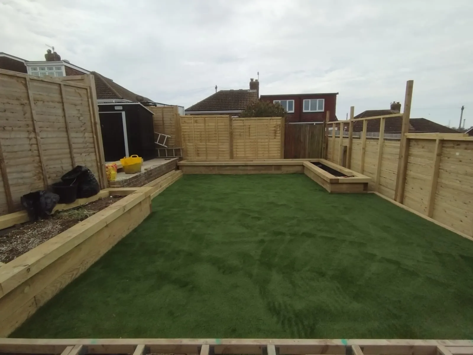 raised decking