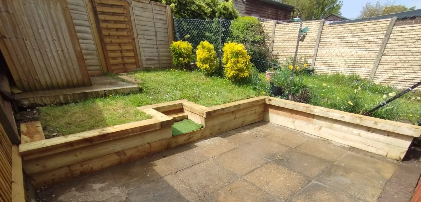 new stone patio